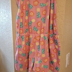 Girls tropical summer romper